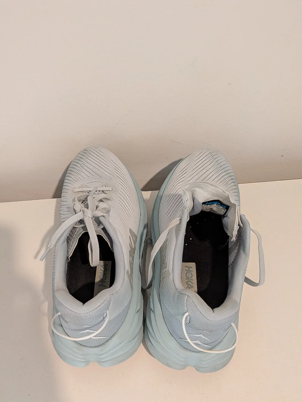 HOKA One One Rincon 3 Running Shoes Women's 8.5B Blue Woman's Hoka Sneakers